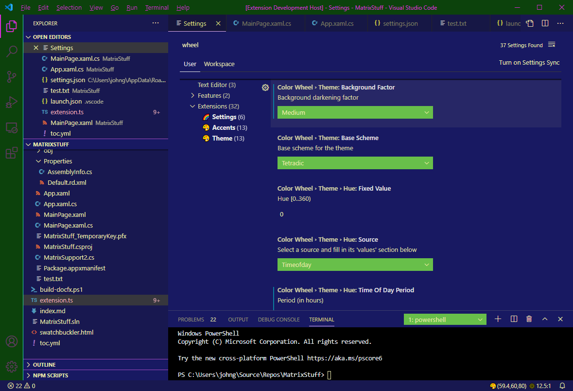 Color Wheel Update in VS Code Marketplace